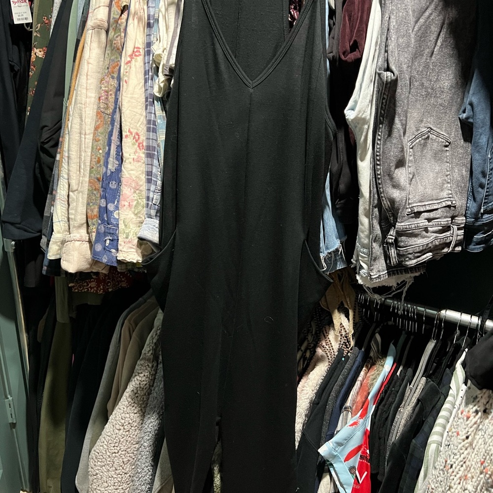 Black Sleeveless Jumpsuit